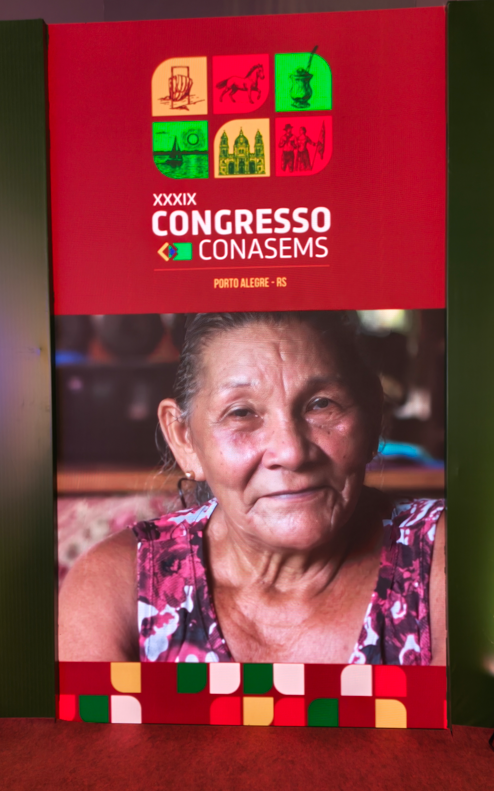 Centro de Eventos da FIERGS durante o 39º Congresso do CONASEMS, reunindo secretários municipais de saúde e gestores do SUS de todo o Brasil